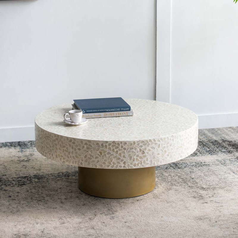 Zaida Coffee Table, Cream