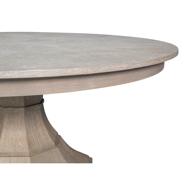 Giselle Round Dining Table, Moonskin, 30"H x 66"L x 66"W