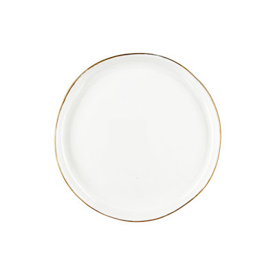 Assiette à salade en porcelaine sur toile Canvas Home Abbesses