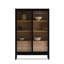 Buffet en bois massif noir