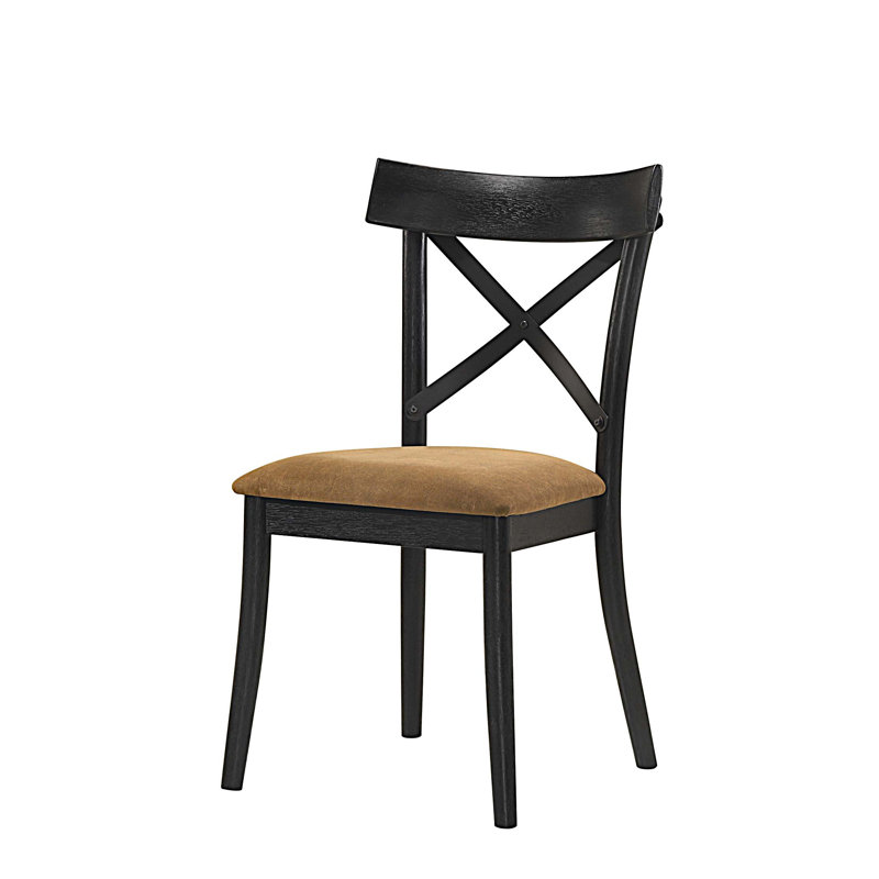 Chaise d'appoint rembourrée, ensemble de 2
