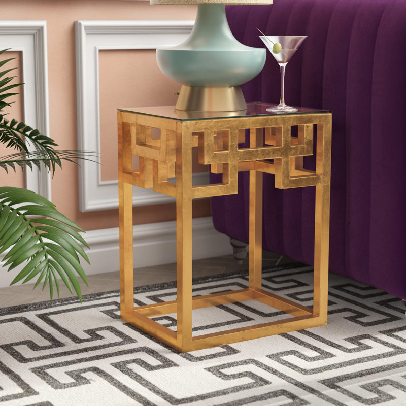 Table de bout en verre Oxendine