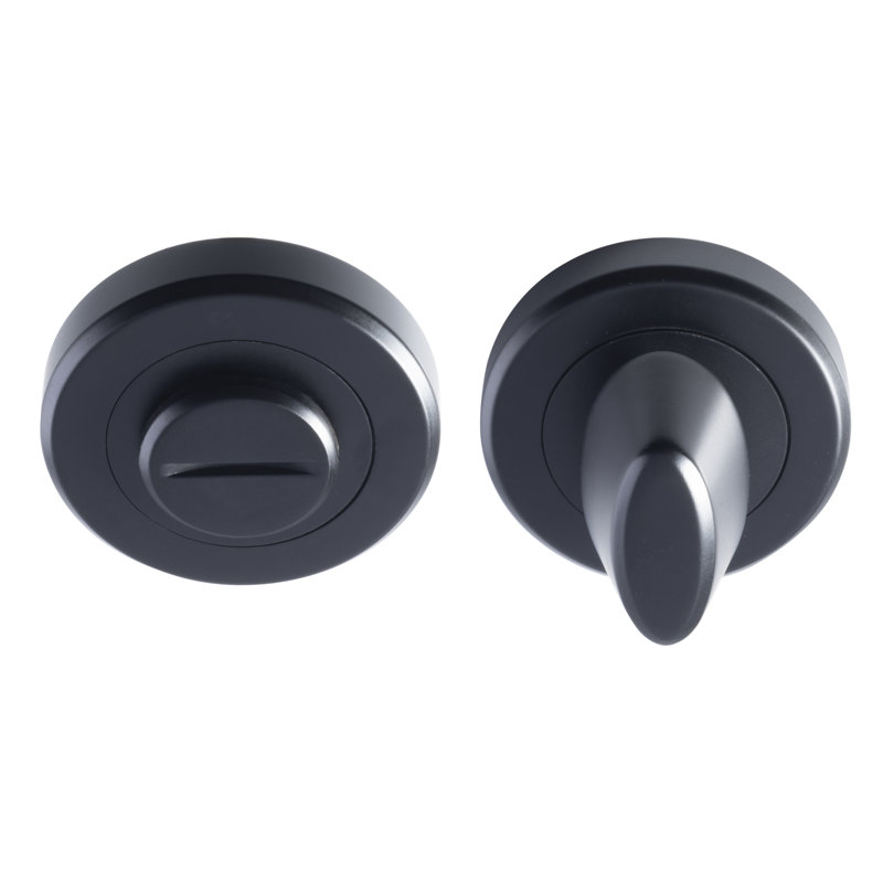 Serozzetta Turn and Release 2 Piece Rose Set, Matt Black