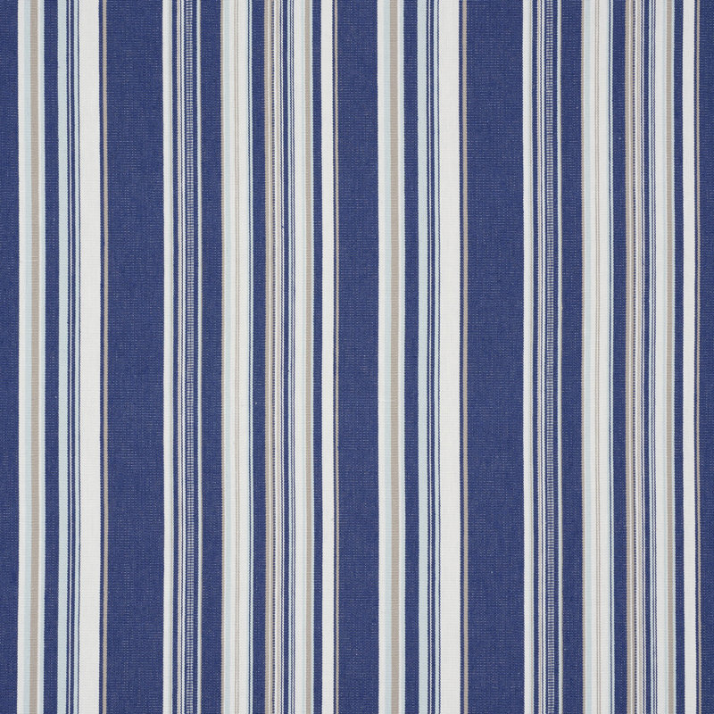 Tissu à rayures Ponderosa, Bleu