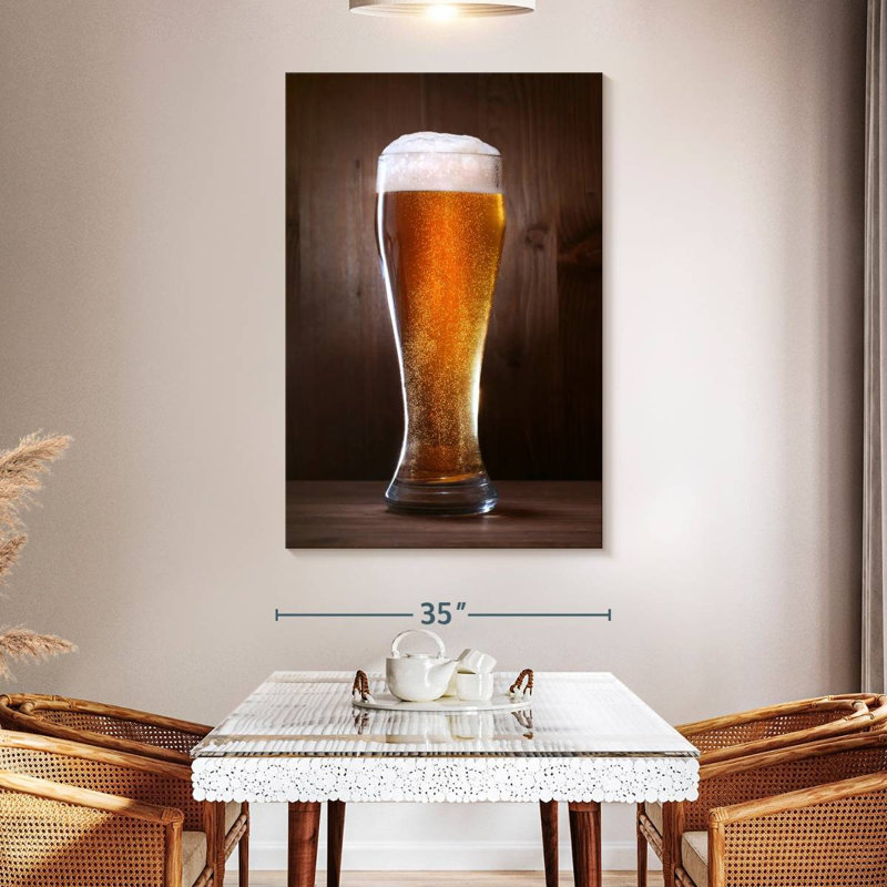 Verre à bière Yarlin, H 51 po x l 34 po