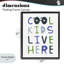 Cadre flottant Cool Kids Live Here, design par Elizabeth Tyndall-16457970-16457974