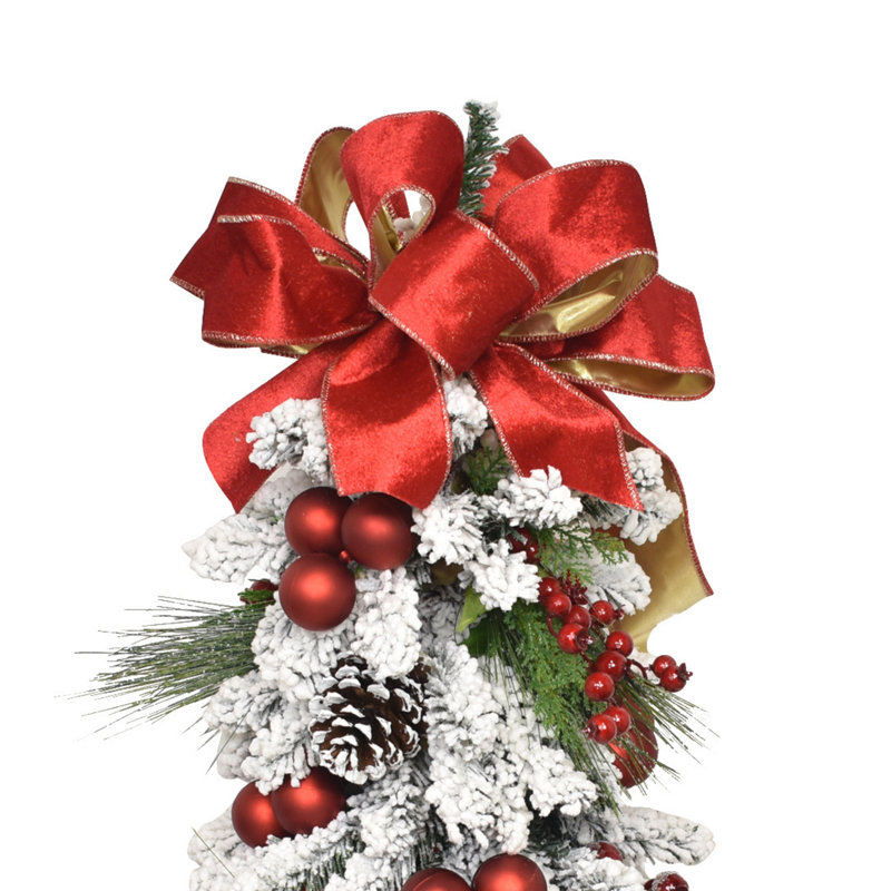 December Delights 28' H Artificial Pine Christmas Tree
