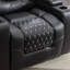 Fauteuil inclinable de cinéma maison 34,8 po en similicuir de qualité supérieure - Siège individuel immersif avec rangement pour bras cachés et porte-gobelets-652605325