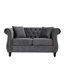 Canapé combiné 3 places + 2 places Velours gris (W834S00069 + W834S00113)-878722624