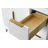Lissandra 36" Single Bathroom Vanity In White With Engineered Stone Top