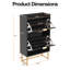 10 Pair Flip Down Shoe Storage-1957423809