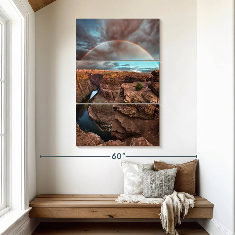 Alvord Horseshoe Bend Rainbow, 50" H x 32" W
