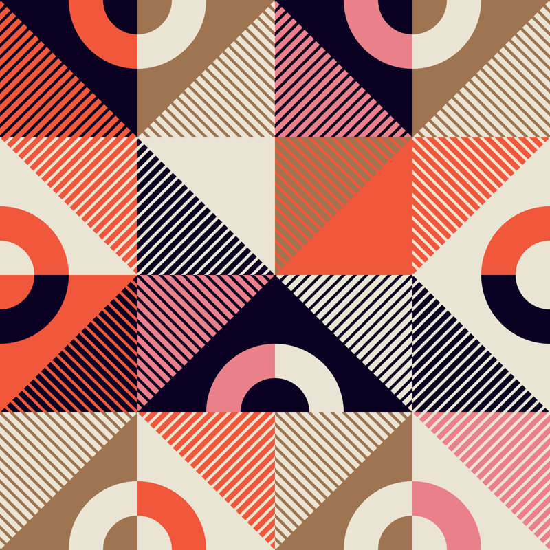 Abstract 1 Piece Wrapped Canvas Wall Art, 30cm H x 30cm W
