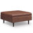 Shay 38"W Upholstered Vegan Leather Mid-Century Modern Square Lift-Top Coffee Table Storage Ottoman-1326122162