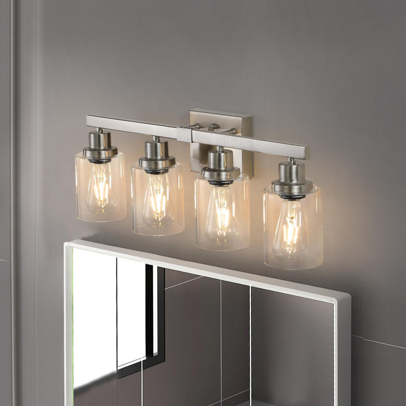 Luminaires de salle de bain Modern, Nickel brossé