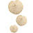 Set of 3 Modern and Luxury Abstract Gold Metal Wall Decor