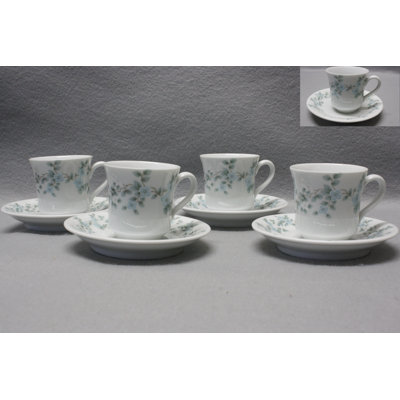 Carron Porcelain Espresso Cup and Saucer