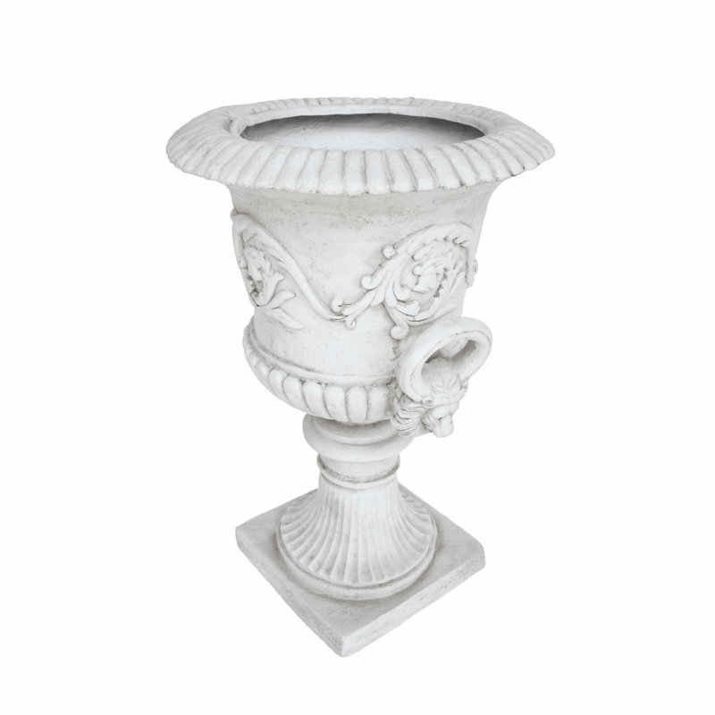 MGO GARDEN URN PLANTER, Antique White