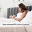 Structure de lit en velours-1055822801