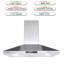 Hotte murale 30 pouces en acier inoxydable