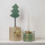 Porte-bougie de Noël 4,5 po
