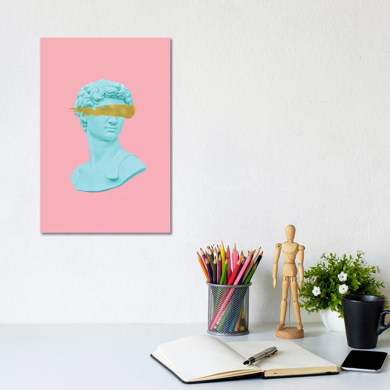 David In Blue - Wrapped Canvas Gallery-Wrapped Canvas Giclée, 20.32 cm H x 30.48 cm W