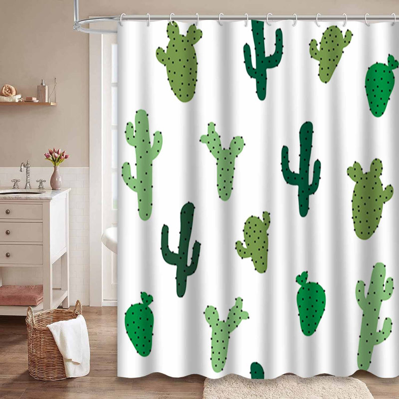 Rideau de douche imperméable à l'eau avec 12 crochets, L 72 po x l 84 po