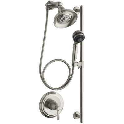 Devonshire Pressure Balanced Diverter Slide Bar Shower Head Complete Shower System