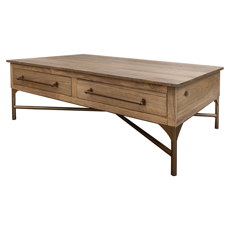 Dann Metal Base Cocktail Table