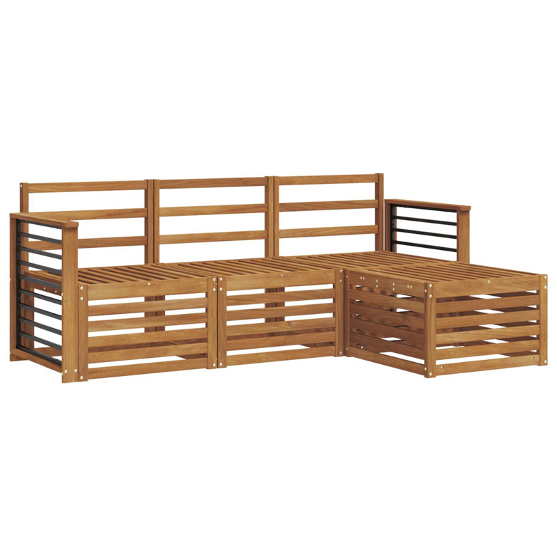 189.5cm Wide Patio Sectional Set