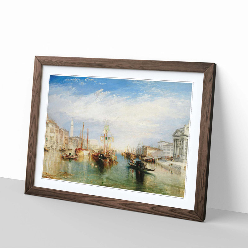 Venice from the Porch of Madonna by J.M.W. Turner - Framed Print, Walnut