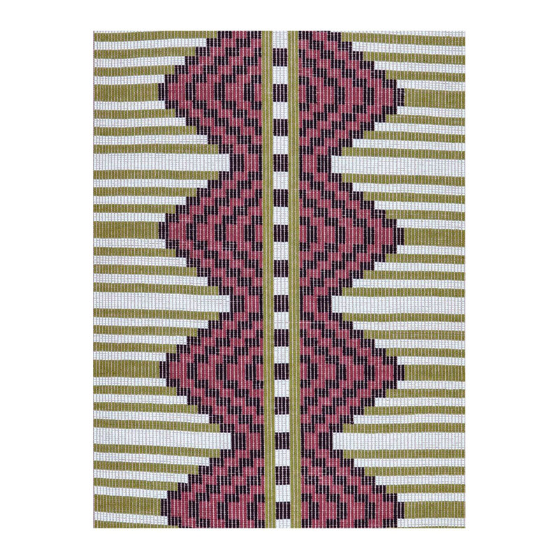 Tapis lavable à la machine moderne Paris, Sous-tapis rectangulaire 3 pi 11 po x 5 pi 11 po i