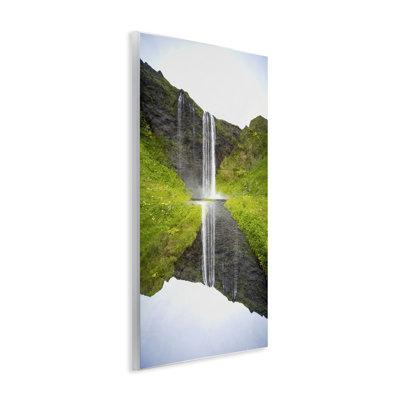 Lush Waterfall Reflection Wall Plaque, design by Robin Vandenabeele