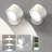 LED Wall Light Rechargeable Battery Operated With Remote, Magnetic Rotation,2 Pcs-224857814