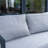 Kos Modern Grey Wicker Rope and Metal Garden Sofa Set with Cushions
