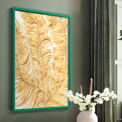«Quiet Harmony IV», reproduction encadrée - bois massif