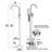 Single Handle Floor Mounted Tub Faucet-107558523