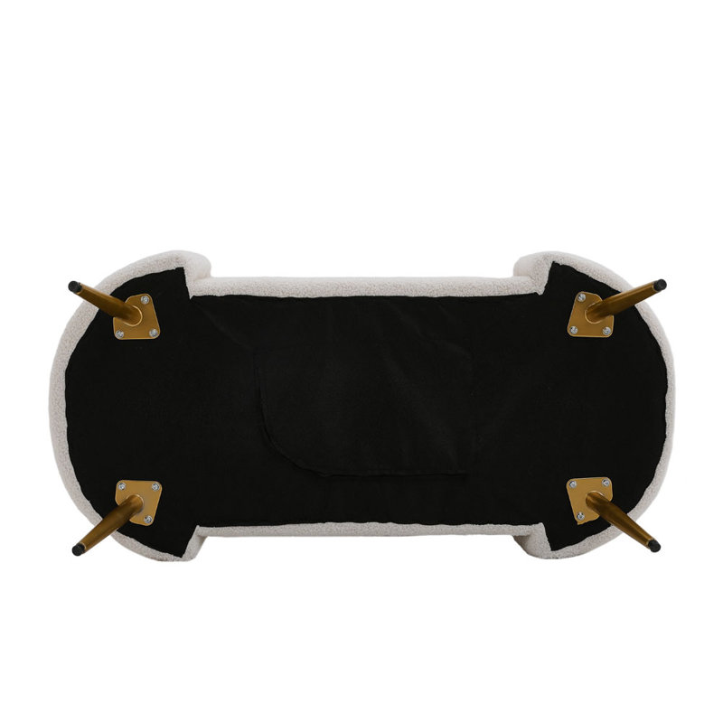 Velvet Upholstered Bench