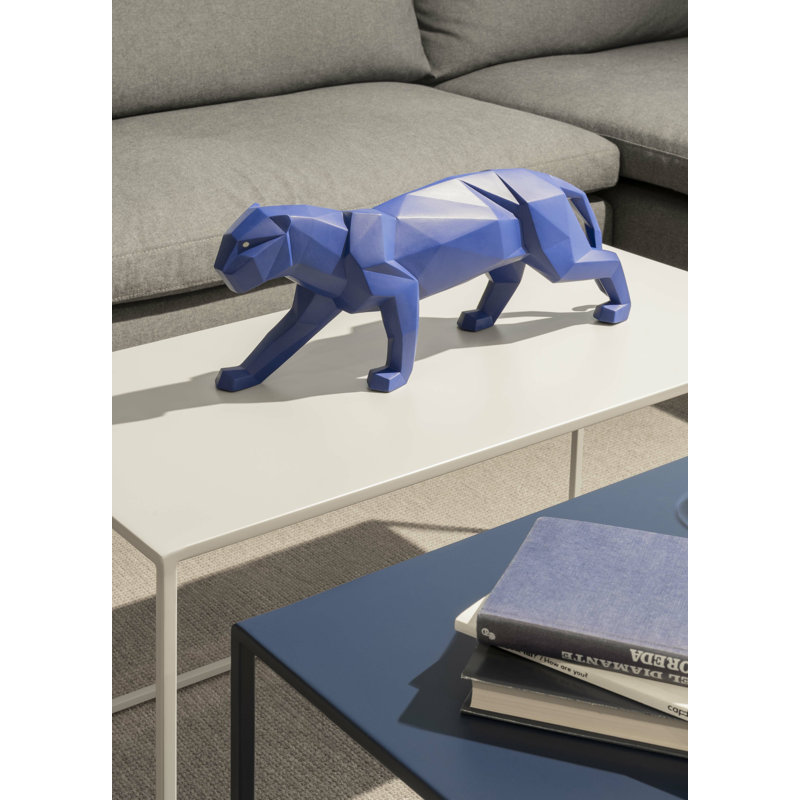Figurine Origami Panther, Bleu