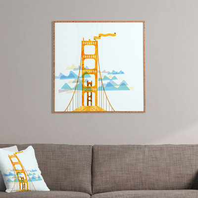 « san francisco golden gate », impression encadrée