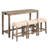Versatile Bar Table Set with Power Outlet and Comfortable Stools for Modern Living Spaces-109899698-109899696-109899694