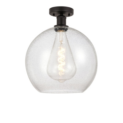 Plafonnier semi-encastré 1 lumière