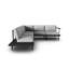 245cm Wide Metal Patio Sectional with Cushions-1102778214