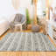 Baretta Striped Hand Woven Area Rug-484954119