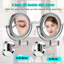 Miroir de meuble-lavabo mural grossissant à double face 8 pouces-1299938832