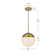Luminaire suspendu sphère 1 lumière Yearby