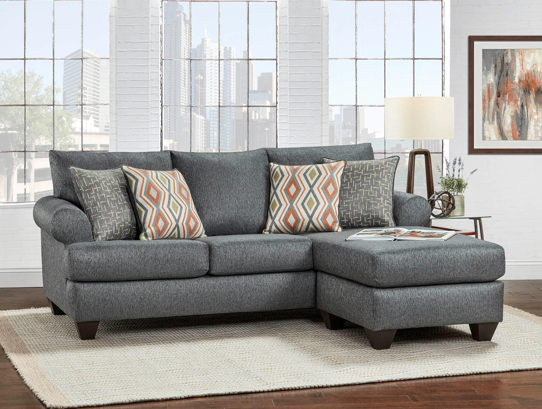 Ebern Designs Catalyna Cozy Upholstered Sectional Sofa with Reversible ...