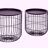 Cynne Steel Top Nesting Tables End Table with Storage
