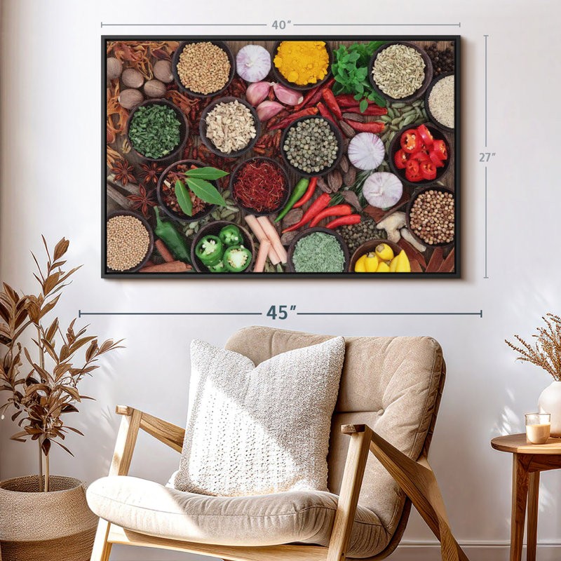 Impression sur toile Fresh Spices, H 40 po x l 27 po