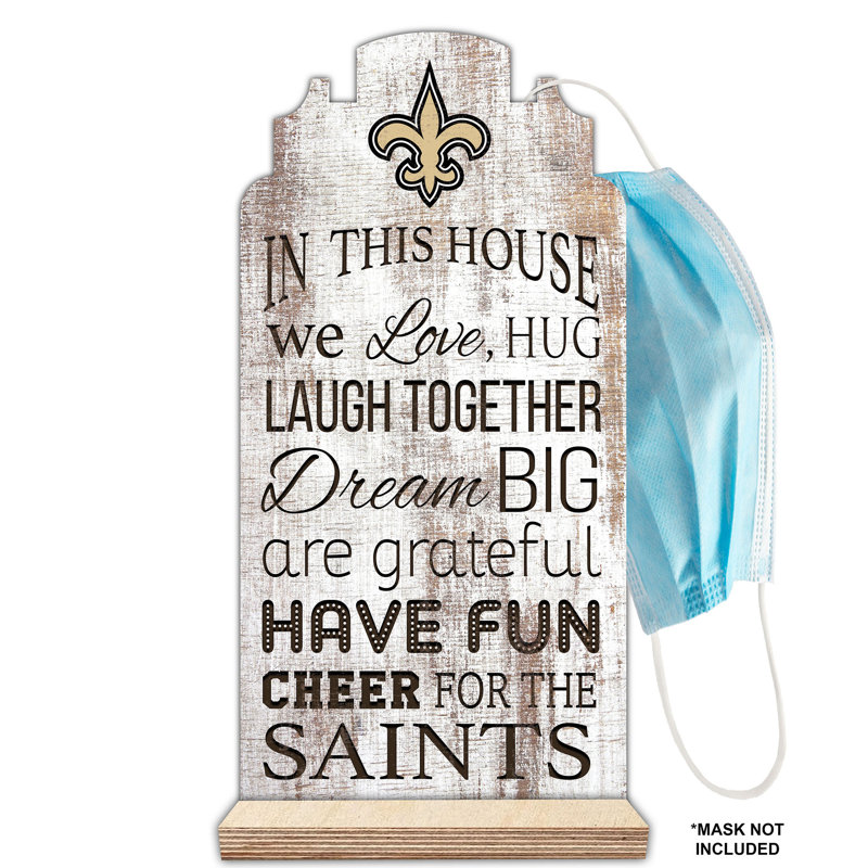 Freestanding 2 - Hook Coat Rack, New Orleans Saints